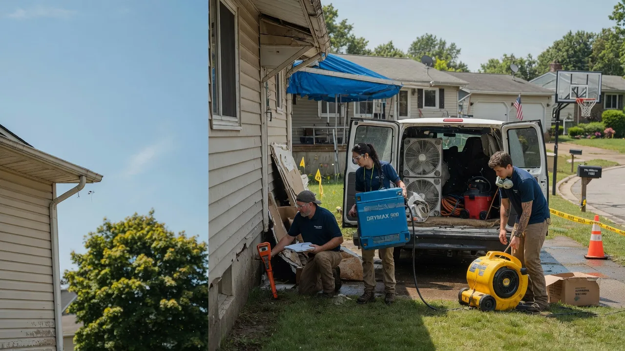 Ceiling Leak Cleanup in Oklee, MN near me